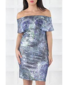 Oceanblue Valencia Cold Shoulder  Dress